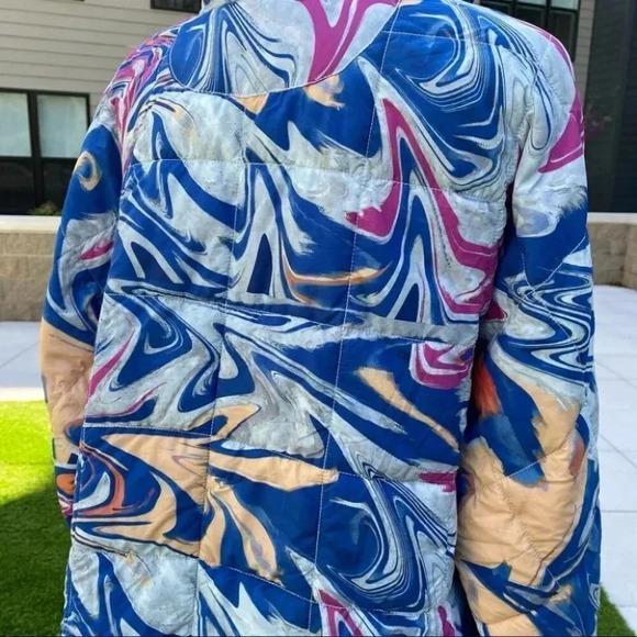NWT Free People Printed Pippa Packable Puffer Jacket FP Movement Small - Picture 10 of 13